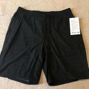 LuLu Lemon The Short 9” Lined in black.